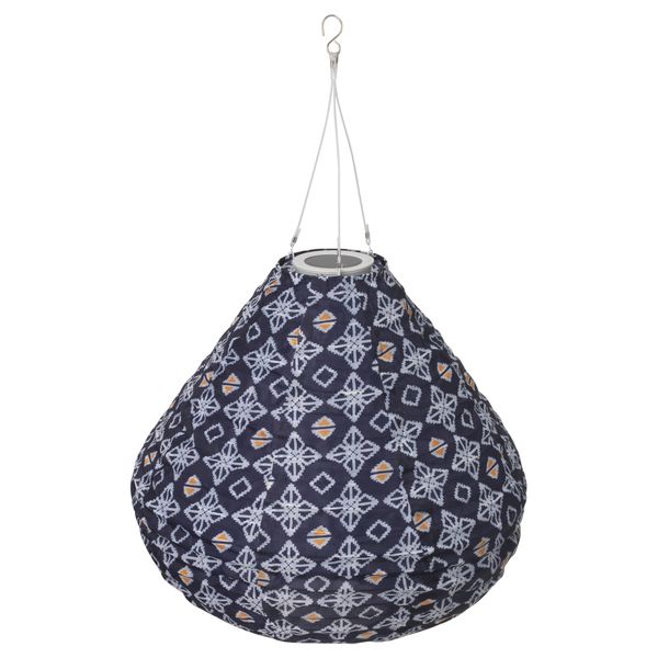 Подвесная светодиодная лампа СОЛВИДЕН, синий/белый (45 см) - схема-чертеж с размерами