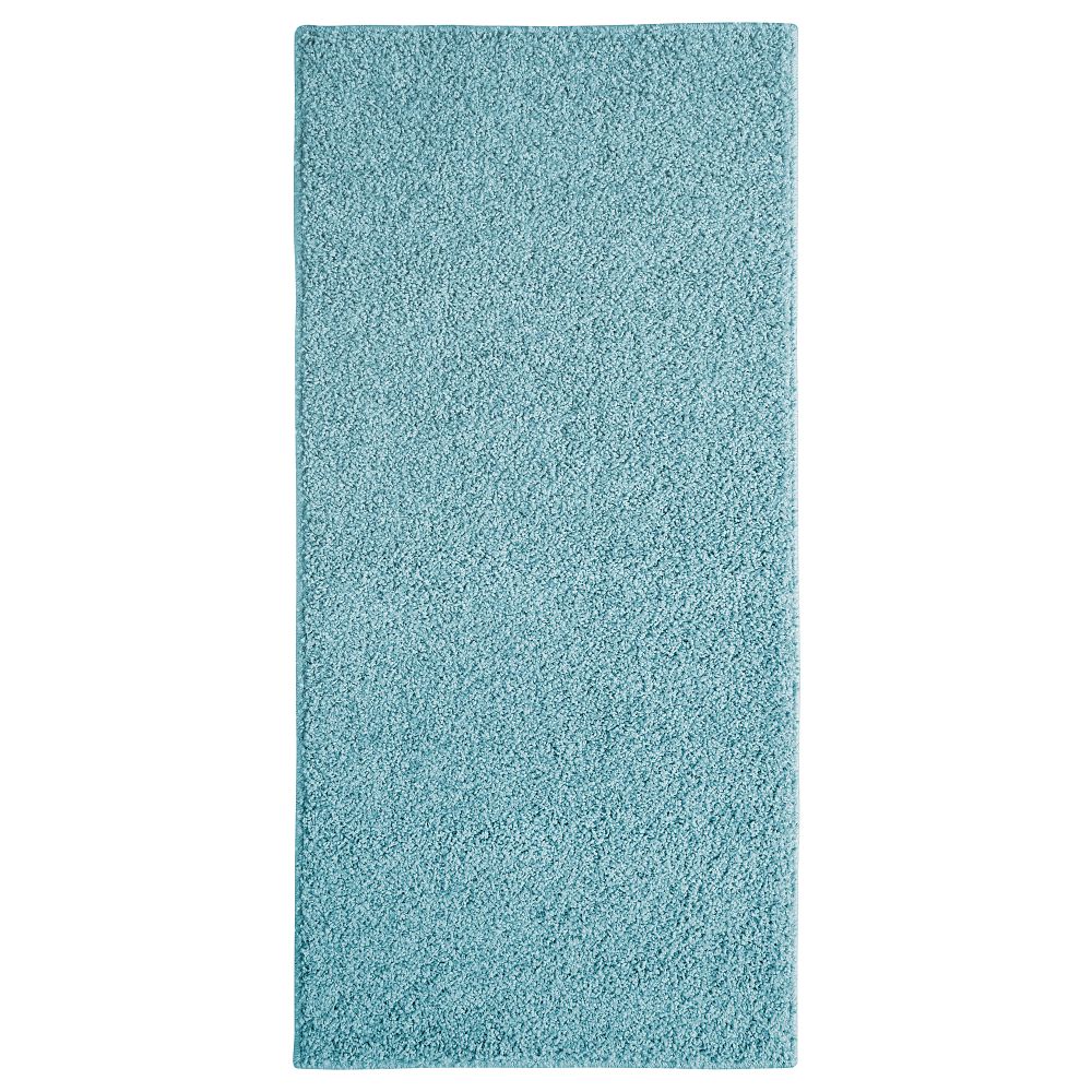 Ковер, длинный ворс АЛЛЕРСЛЕВ, синий (57x120 см) - фото 1