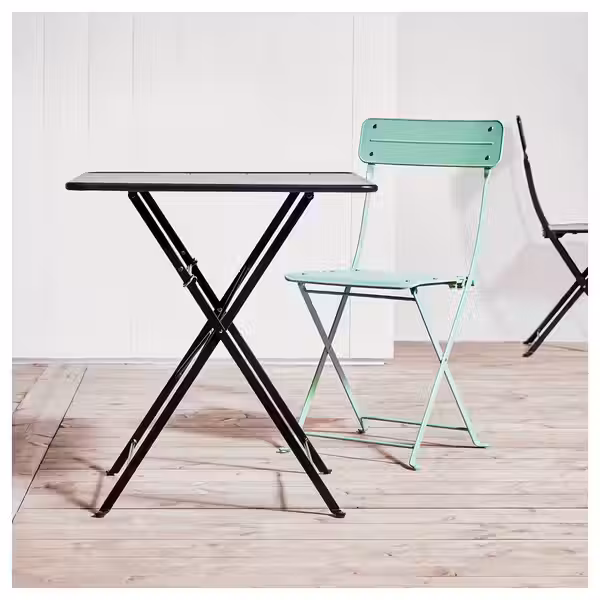 SUNDSÖ СУНДСЁ Стол - антрацит для сада 65 см - схема-чертеж с размерами