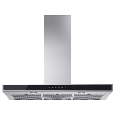 Колпак вытяжного шкафа стенного крепления КУЛИНАРИСК, нержав сталь, стекло