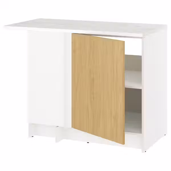 KNOXHULT Напольный шкаф угловой - под дуб 100x91 см - фото 1