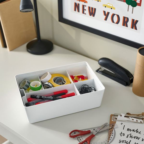 KUGGIS Вставка с 5 отделениями - белый - фото 6