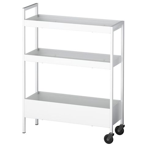 NISSAFORS Тележка - белый 50.5x19x67 см