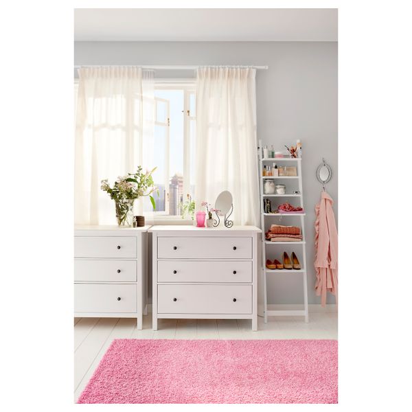 Комод с 3 ящиками, белая морилка 108x96 см IKEA HEMNES ХЕМНЭС 404.269.06 - фото 7