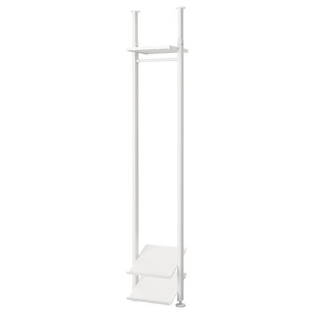 Гардероб, комбинация, белый 52x36x222-350 см IKEA ELVARLI ЭЛВАРЛИ 992.039.80