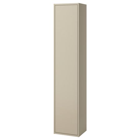 HAVBÄCK Высокий шкаф с дверцей - бежевый 40x35x195 см