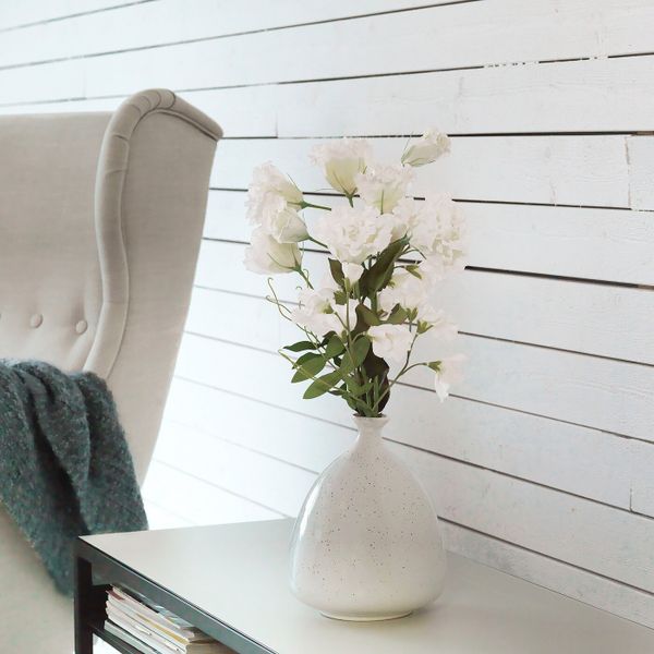 Цветок искусственный, Лизиантус/белый 60 см IKEA SMYCKA СМИККА 804.097.59 - схема-чертеж с размерами