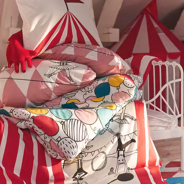 BUSENKEL БУСЕНКЕЛЬ Пододеяльник и наволочка - схема-чертеж с размерами