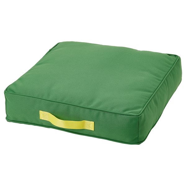 Напольная подушка, 45x45 см, для дома, улицы зеленый IKEA BRÖGGAN 405.707.34 - фото 1