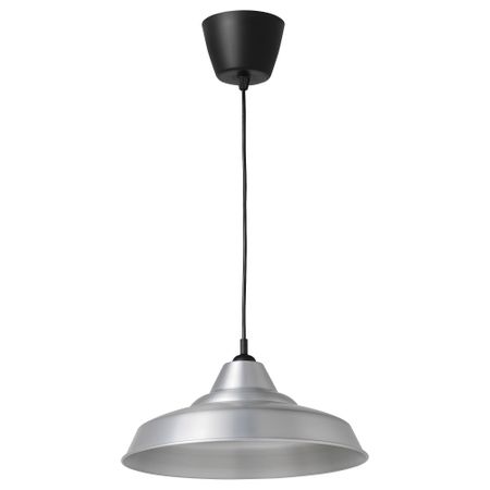 Подвесной светильник, цвет алюминия, 38 см IKEA TRETTIOEN 705.012.68