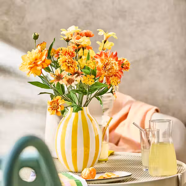 SMYCKA Искусственный букет - д/дома/улицы/оранжевый 60 см - фото 3