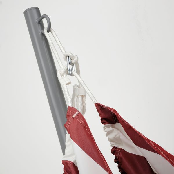 Гамак с опр, серый/красный, белый IKEA GÅRÖ ГОРЭ / HAMNÖN ХАМНЁН 294.440.30 - схема-чертеж с размерами