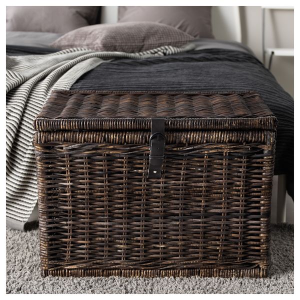 Сундук БЮХОЛЬМА, коричневый (72x50x50 см) - схема-чертеж с размерами