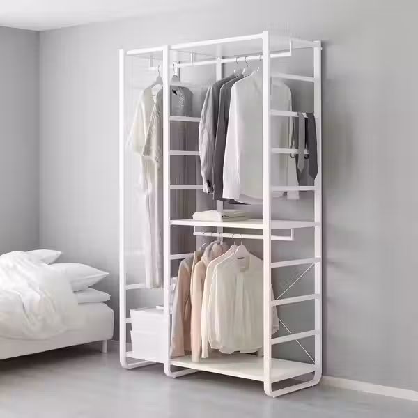 ELVARLI Гардероб, комбинация - белый 125x55x216 см - фото 3