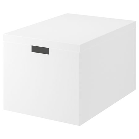 Коробка с крышкой, белый 35x50x30 см IKEA TJENA ТЬЕНА 603.743.55