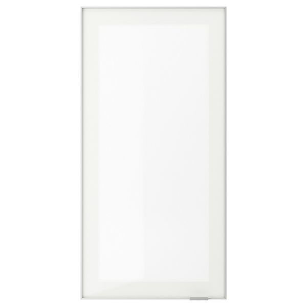 Стеклянная дверь, матовое стекло/алюминий 40x80 см IKEA JUTIS ЮТИС 403.873.49 - фото 1