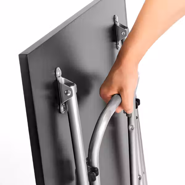 GUNDE / VIHALS Стол и 2 складных стула - складной чёрный/зеленый 67x67 см - фото 4