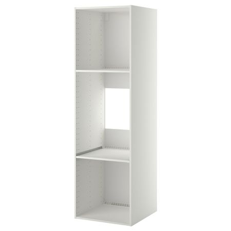 Каркас высокого шкафа для/духов/холод, белый 60x60x200 см IKEA METOD МЕТОД 703.679.48