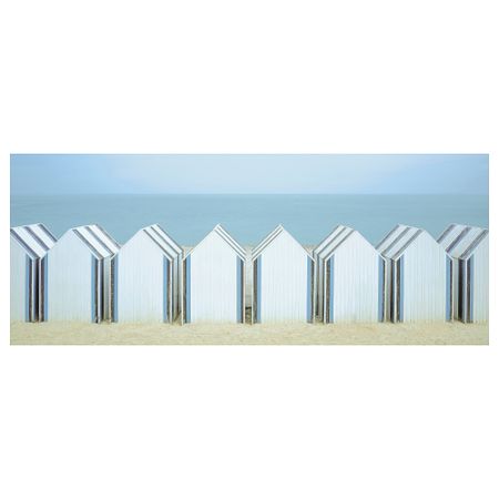 Холст, Пляжные домики, 140x56 см IKEA BJÖRKSTA БЬЁРКСТА 705.566.23