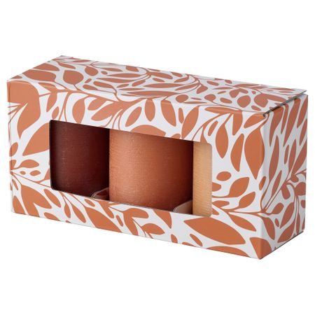 Неароматическая формовая свеча IKEA HÖSTAGILLE 905.975.66