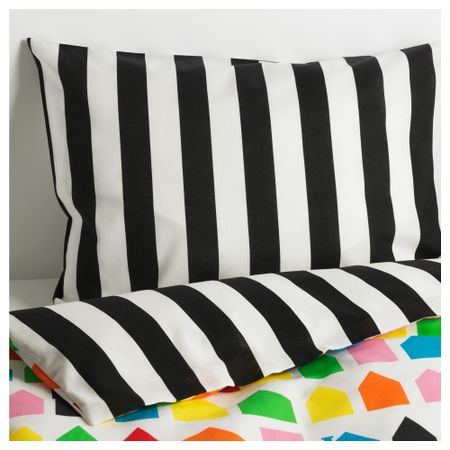 Пододеяльник и 1 наволочка ХЕМЛЭНГТАН, разноцветный (150x200/50x70 см)