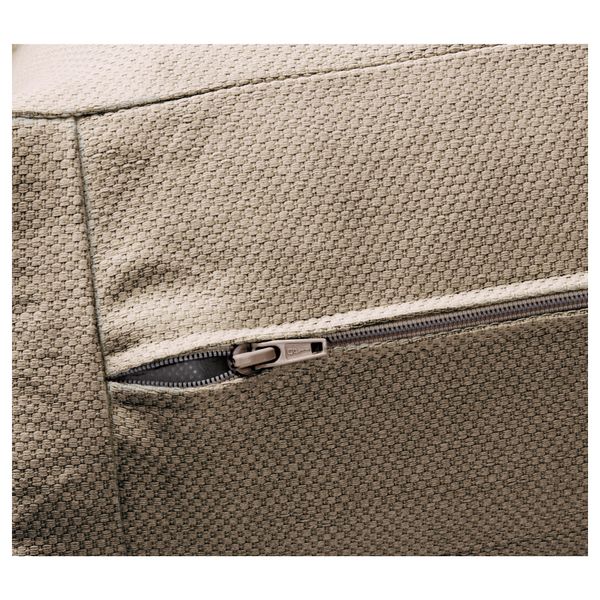 Диван-кровать с козеткой ВИЛАСУНД, Дансбу бежевый - фото 4