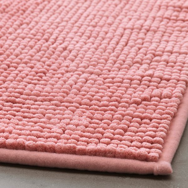 Коврик для ванной, розовый 50x80 см IKEA ТОФТБУ 204.222.64 - фото 2