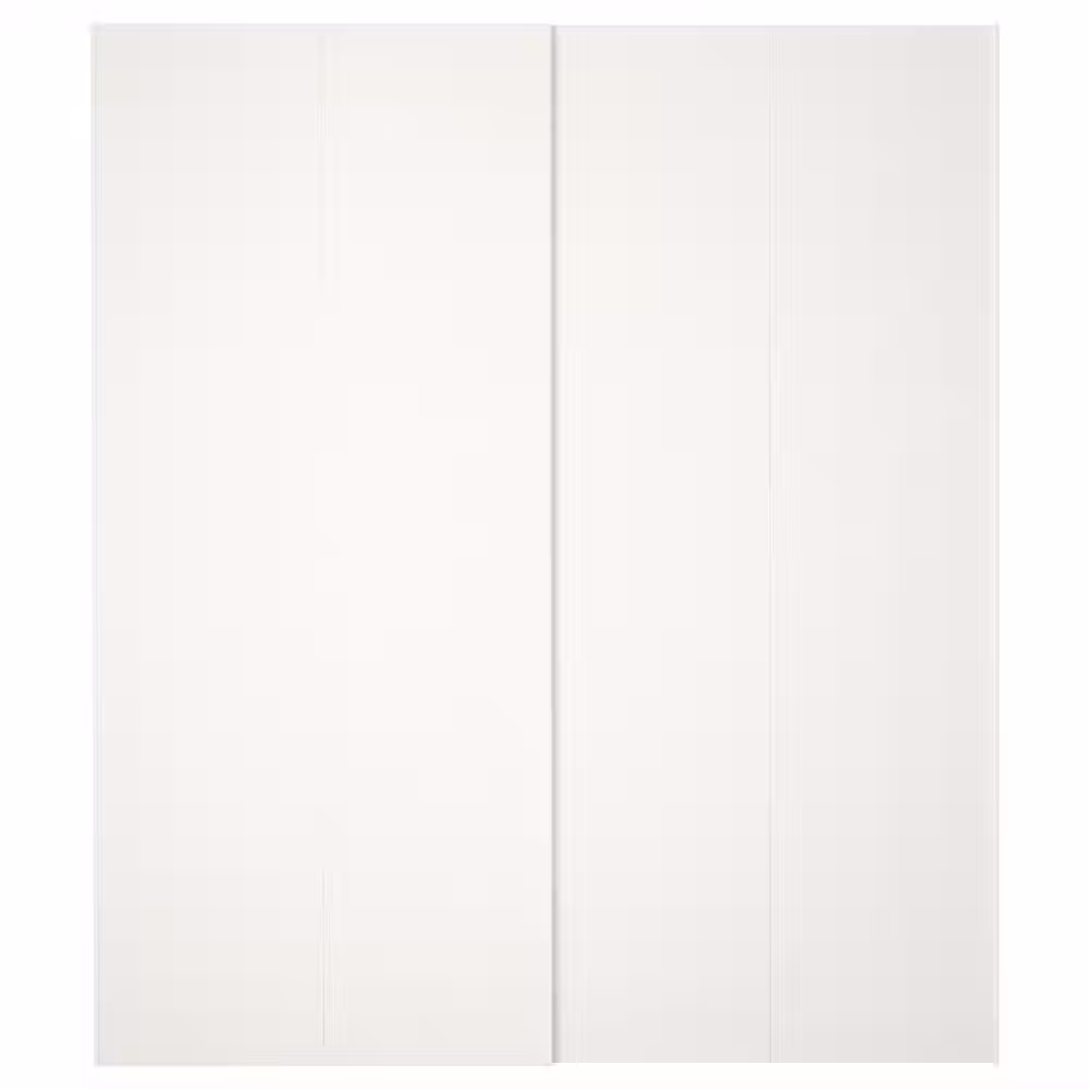HASVIK Пара раздвижных дверей - белый 200x236 см - фото 1
