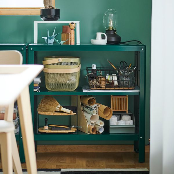 Стеллаж для/дома/сада, зеленый 80x81 см IKEA KOLBJÖRN КОЛЬБЬЁРН 004.559.10 - фото 6