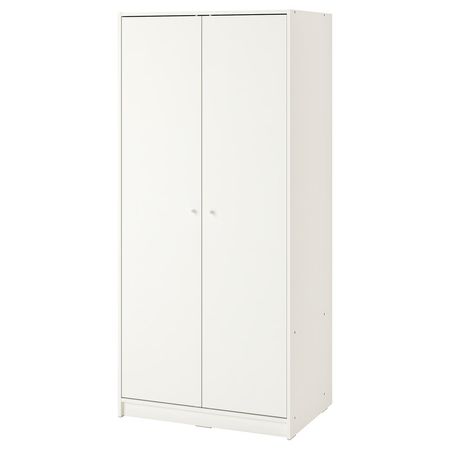 KLEPPSTAD Гардероб 2-дверный - белый 79x55x176 см