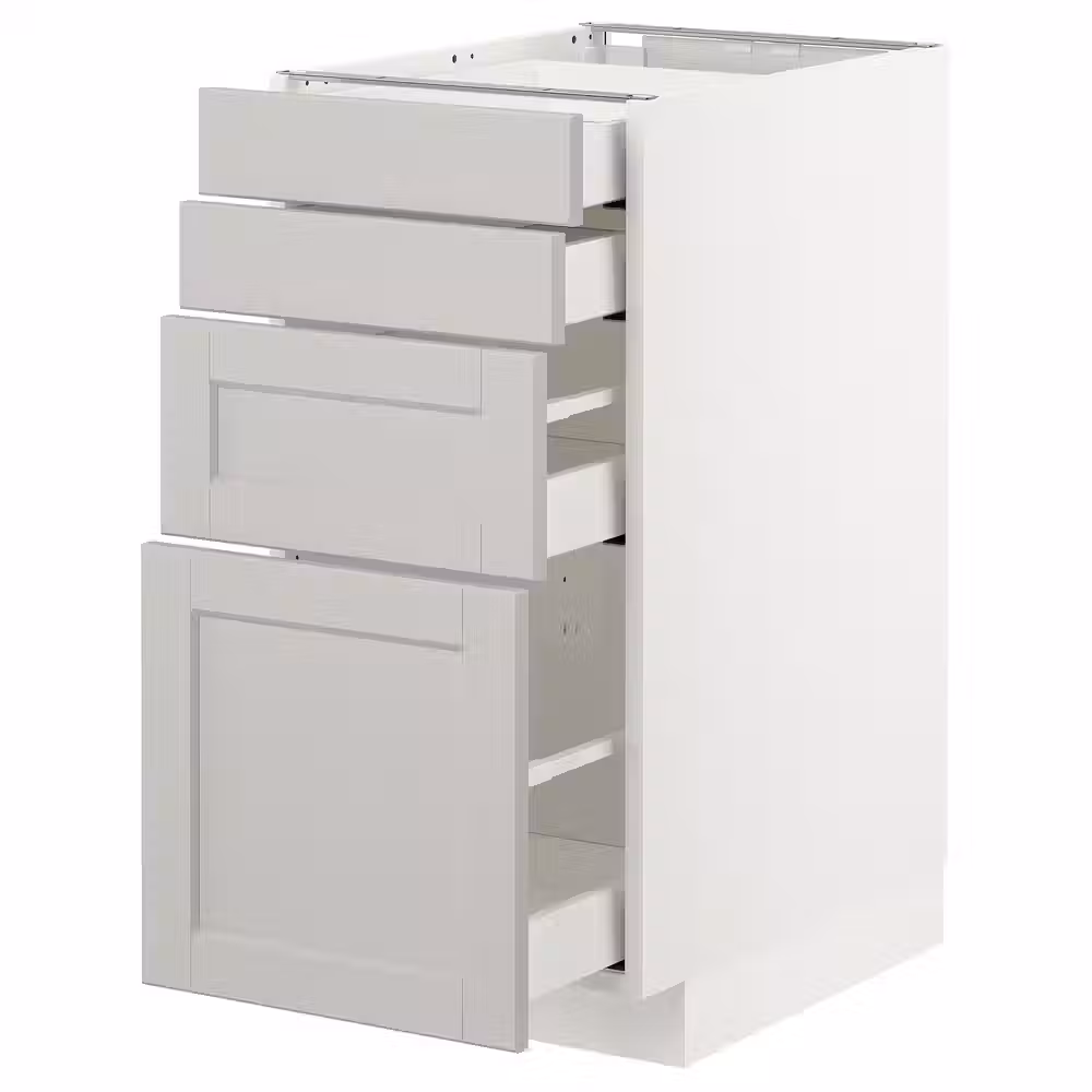 METOD / MAXIMERA Напольн шкаф 4 фронт панели/4 ящика - фото 1