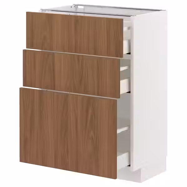 METOD / MAXIMERA Напольный шкаф с 3 ящиками - фото 1