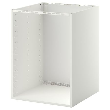Напольный шкаф для встроенная духовки/мойки, белый 60x60x80 см IKEA METOD МЕТОД 003.679.18