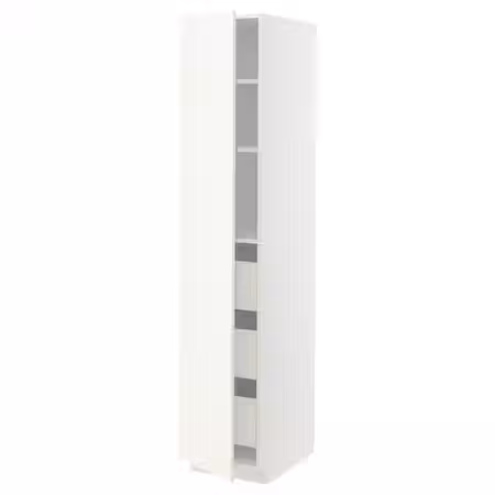 METOD / MAXIMERA Высокий шкаф с ящиками