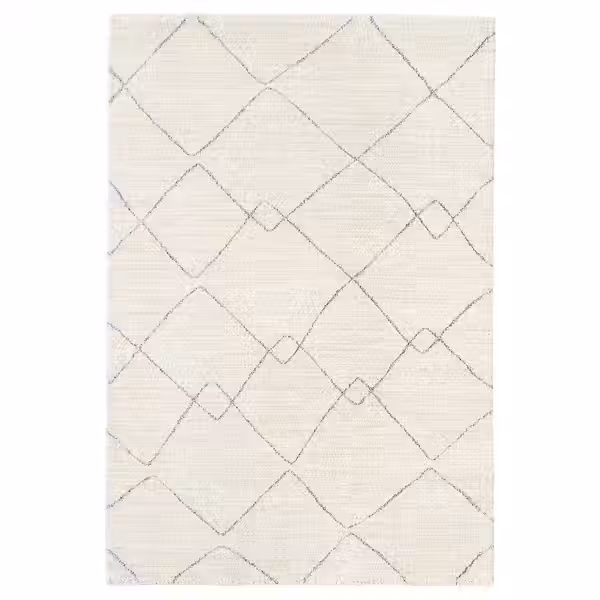 TVERSTED Ковер, короткий ворс - бежевый 133x195 см - фото 1