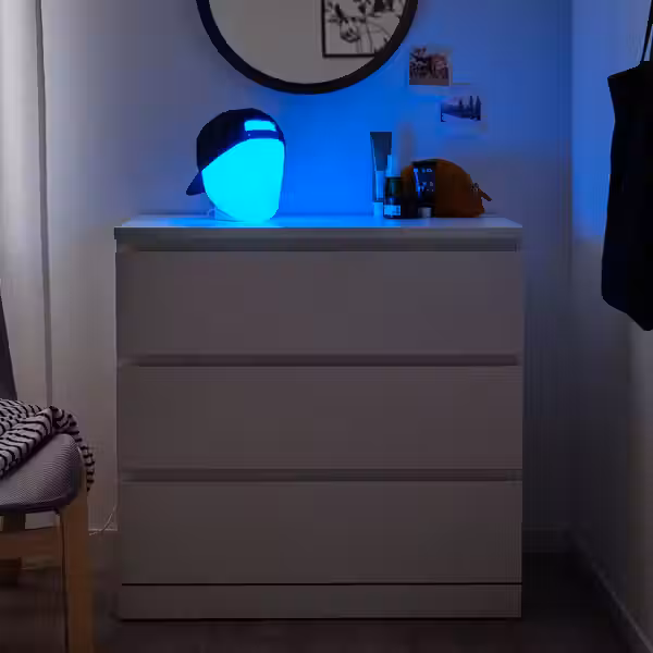 ISKÄRNA ИСКЭРНА Настольная лампа, светодиодная - разноцветный - фото 2