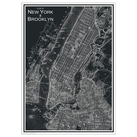 Постер, Нью-Йорк, 50x70 см IKEA DRÖMBILD ДРЁМБИЛЬД 804.358.57