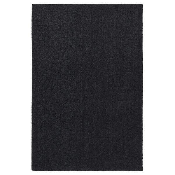 Ковер, короткий ворс, темно-серый 133x195 см IKEA TYVELSE ТЮВЕЛЬСЕ 704.268.58 - фото 1