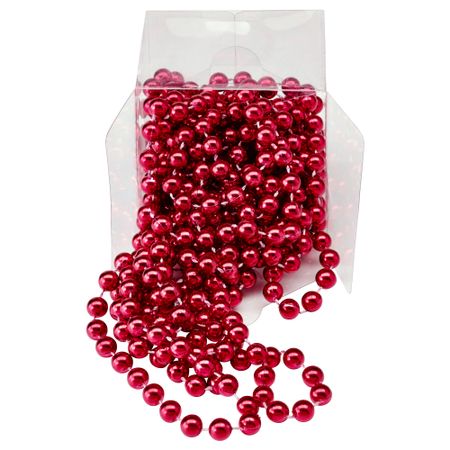 Гирлянда ВИНТЕР 2015, жемчужины красный (5 м)