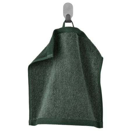 Полотенце, темно-зеленый, меланж, 30x30 см IKEA HIMLEÅN ХИМЛЕОН 905.104.98