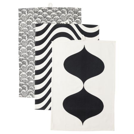 Полотенце кухонное ТИЛЛФЭЛЛЕ, различные орнаменты (50x70 см)