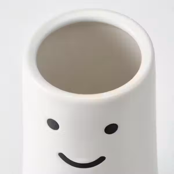 FRÖVÄXT ФРЁВЭКСТ Ваза - белый 20 см - схема-чертеж с размерами