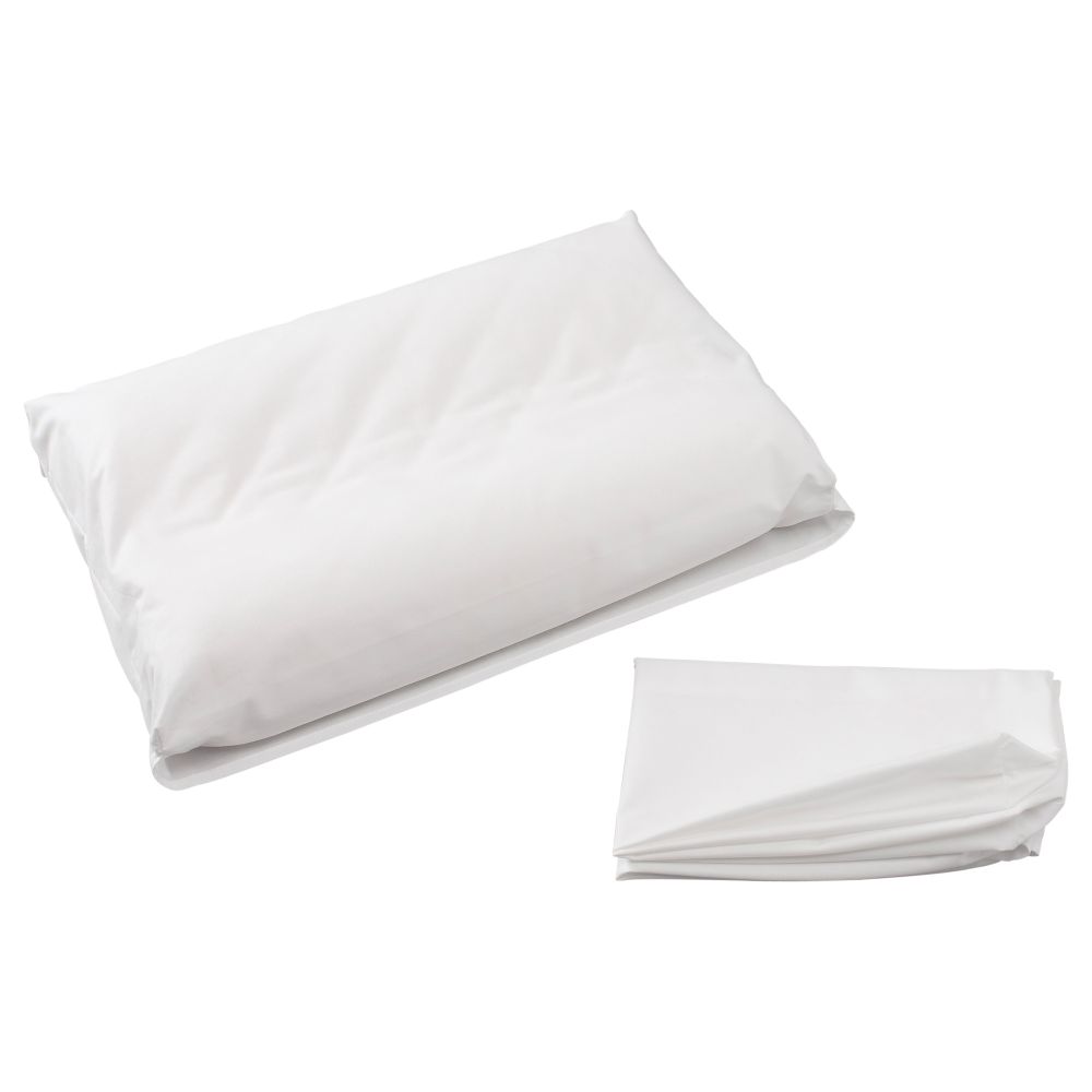 Наволочка для подушки (плотная и прочная, эффектом памяти) ДВАЛА, белый (35x59 см) - фото 1
