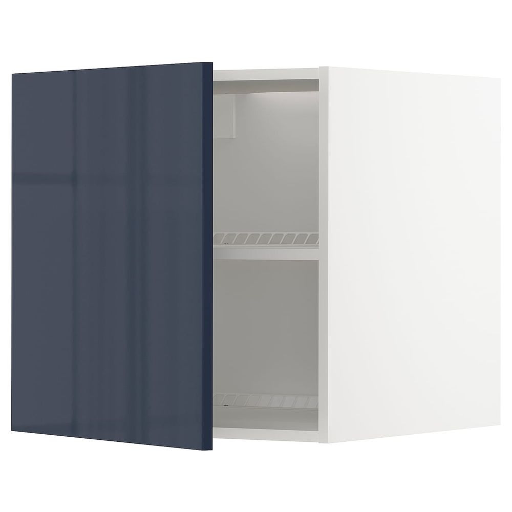 Верхний шкаф на холодильник/морозильн, белый/Ерста черно-синий 60x60 см IKEA METOD МЕТОД 192.755.89 - схема-чертеж с размерами