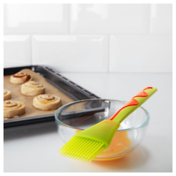 Кисть для выпечки ГУББРОРА, зеленый, оранжевый - фото 2