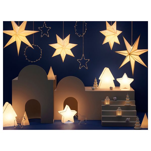 Абажур, 70 см, белый, золотой IKEA STRÅLA СТРОЛА 205.633.67 - фото 3