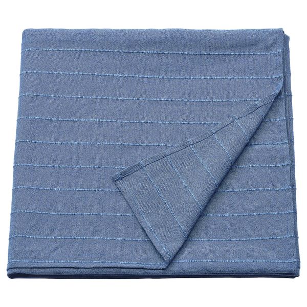 Покрывало, синий 230x250 см IKEA SKÄRMLILJA ШЭРМЛИЛЬЯ 904.476.52 - фото 1