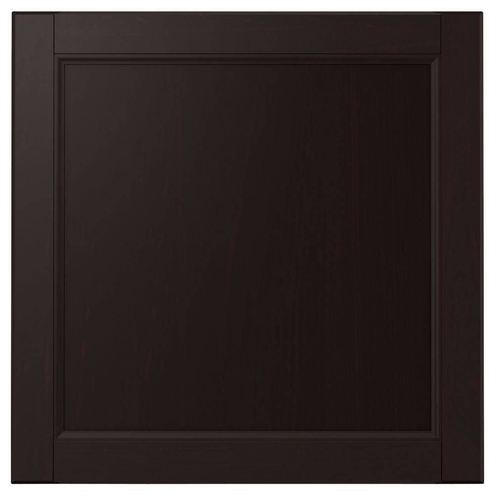 Дверь ЛАКСАРБИ, черно-коричневый - схема-чертеж с размерами