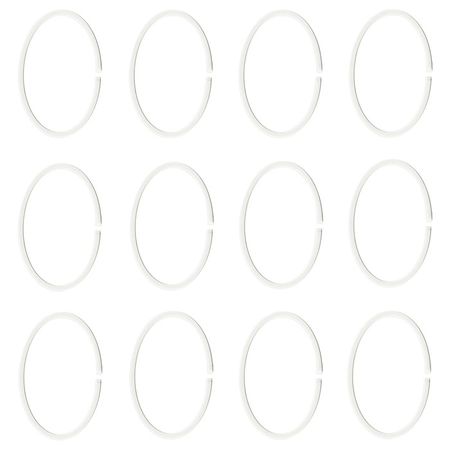 HASSJÖN Кольца для шторы в ванную - белый