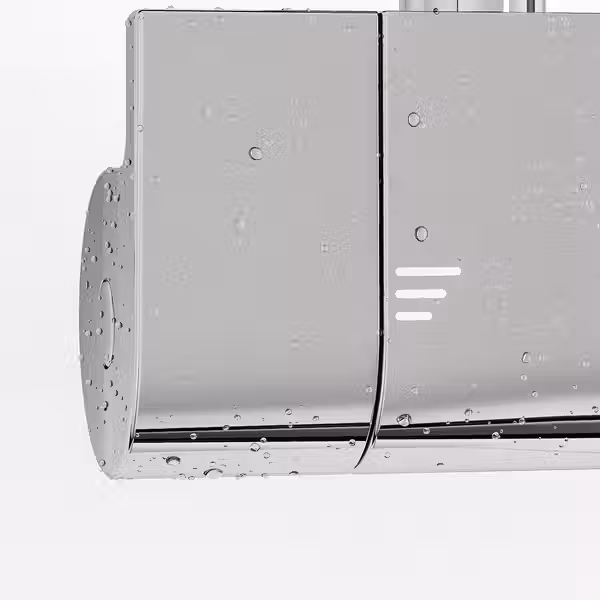 VALLAMOSSE Термостатический смеситель д/душа - хромированный 150 мм - фото 4